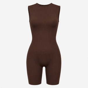 Sleeveless Biker Romper WHD0606157