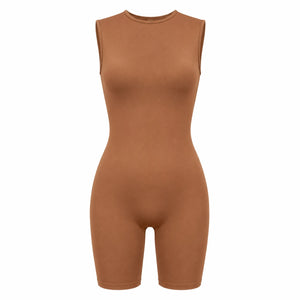 Sleeveless Biker Romper WHD0606157