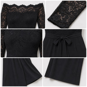 Lace Off-Shoulder Wide Leg Jumpsuit WHD0606161