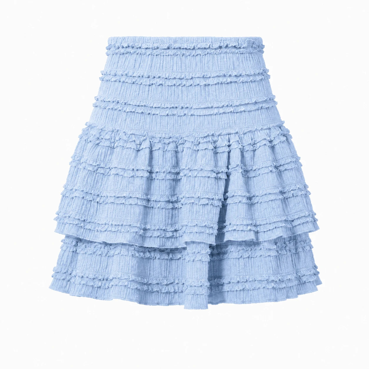Tiered Ruffle Mini Skirt WHD0606168