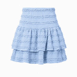 Tiered Ruffle Mini Skirt WHD0606168