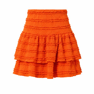 Tiered Ruffle Mini Skirt WHD0606168