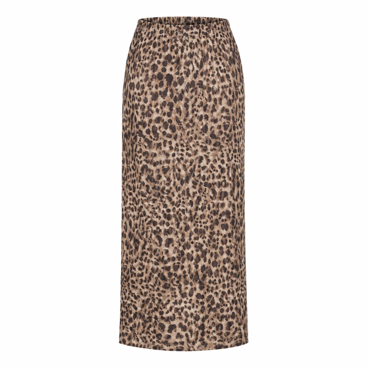Leopard Print Maxi Skirt WHD0606170