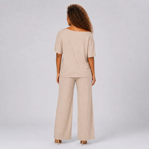 Asymmetric Lounge Pant Set WHD0606177