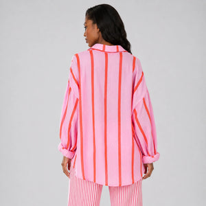 Striped Resort Shirt Set WHD0606184