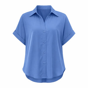 Relaxed Button Front Shirt WHD0606189
