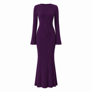 Textured Knit Maxi Dress WHD0606194