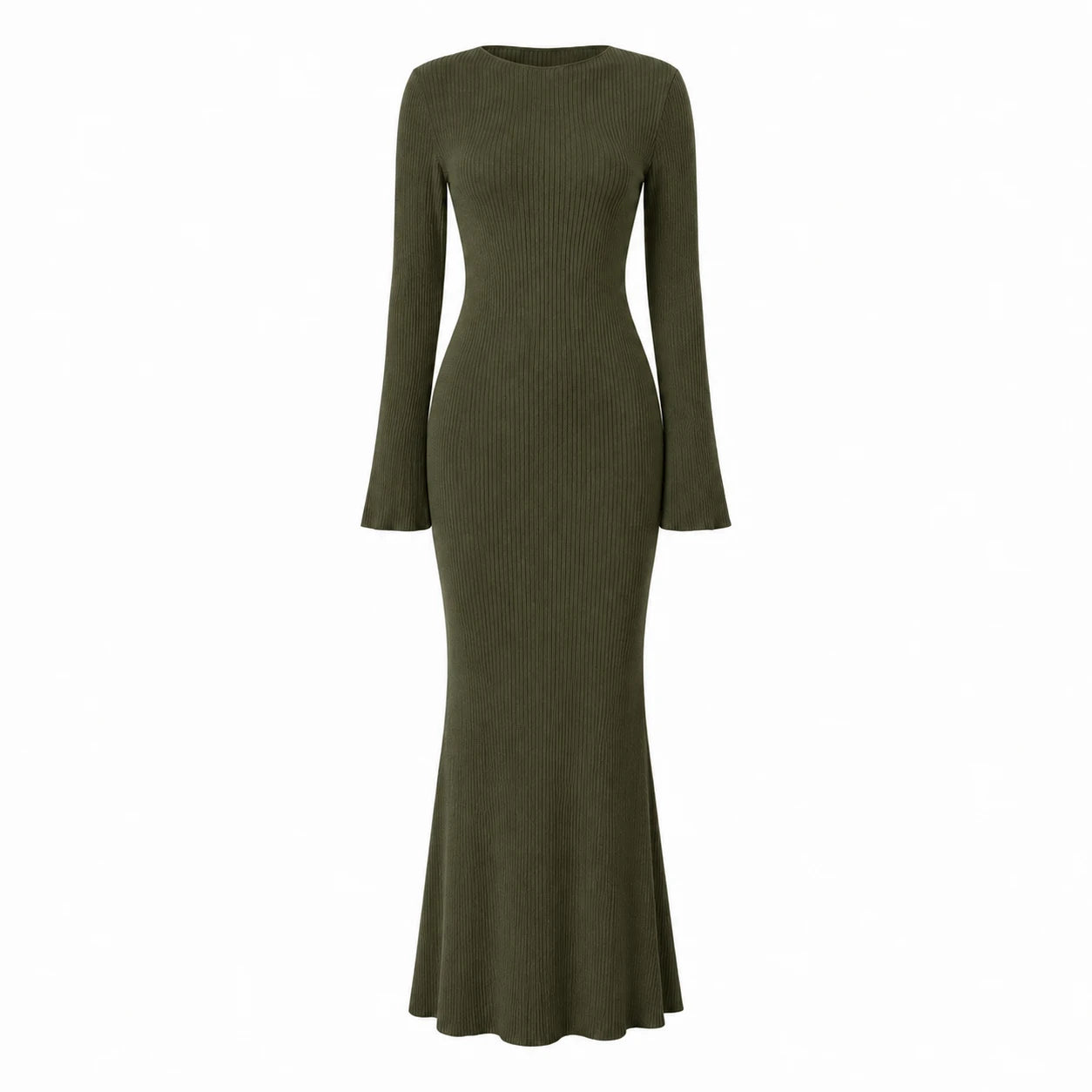 Textured Knit Maxi Dress WHD0606194