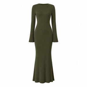Textured Knit Maxi Dress WHD0606194