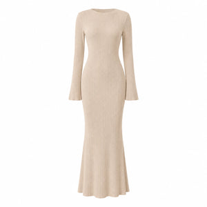 Textured Knit Maxi Dress WHD0606194