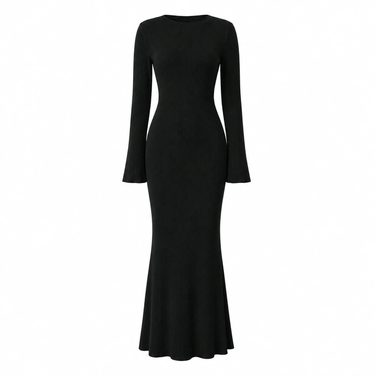 Textured Knit Maxi Dress WHD0606194