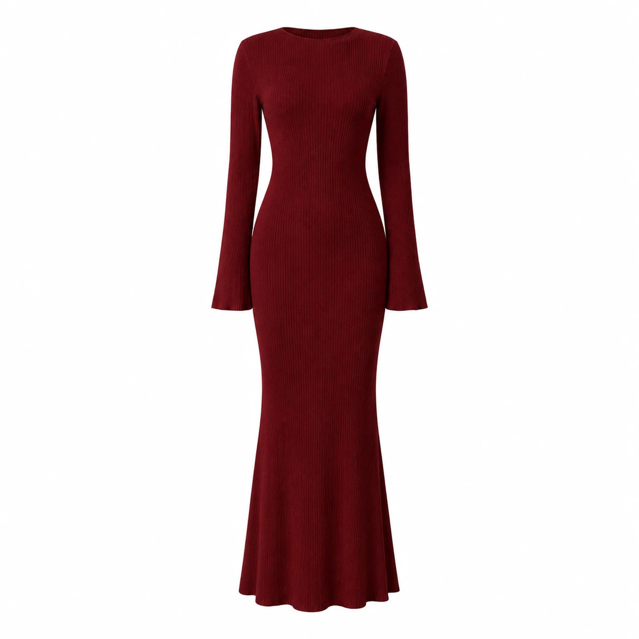 Textured Knit Maxi Dress WHD0606194
