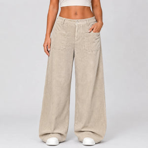 Low Rise Corduroy Pants WHD0606202