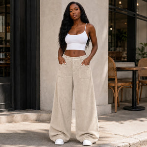 Low Rise Corduroy Pants WHD0606202
