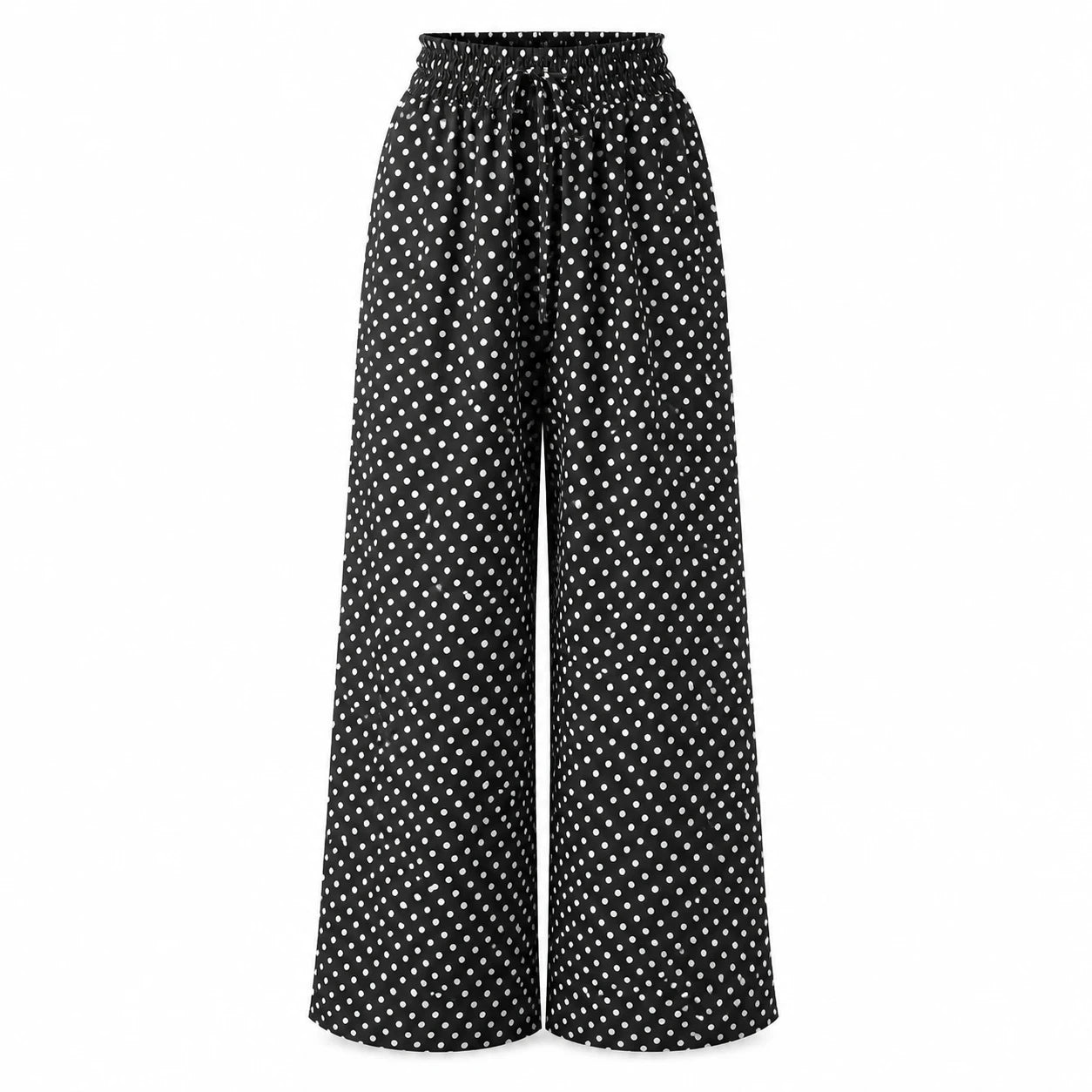Polka Dot Wide Leg Pants WHD0606204