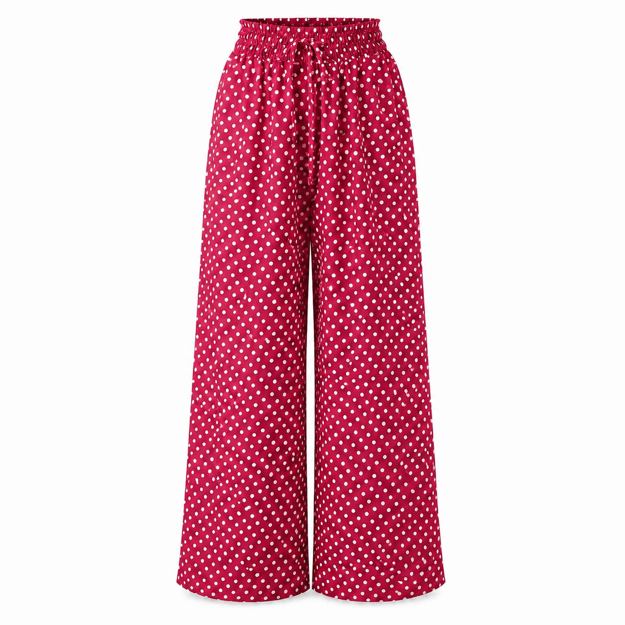 Polka Dot Wide Leg Pants WHD0606204