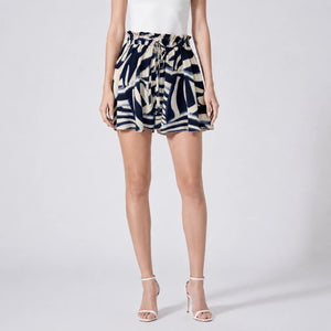 Printed Drawstring Skort WHD0606207
