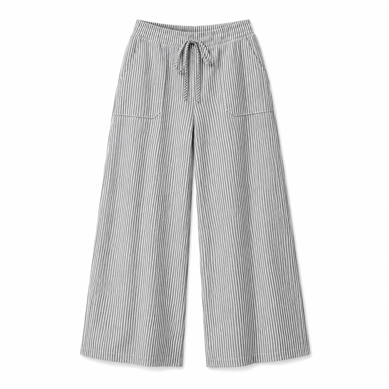Striped Wide Leg Pants WHD0606209