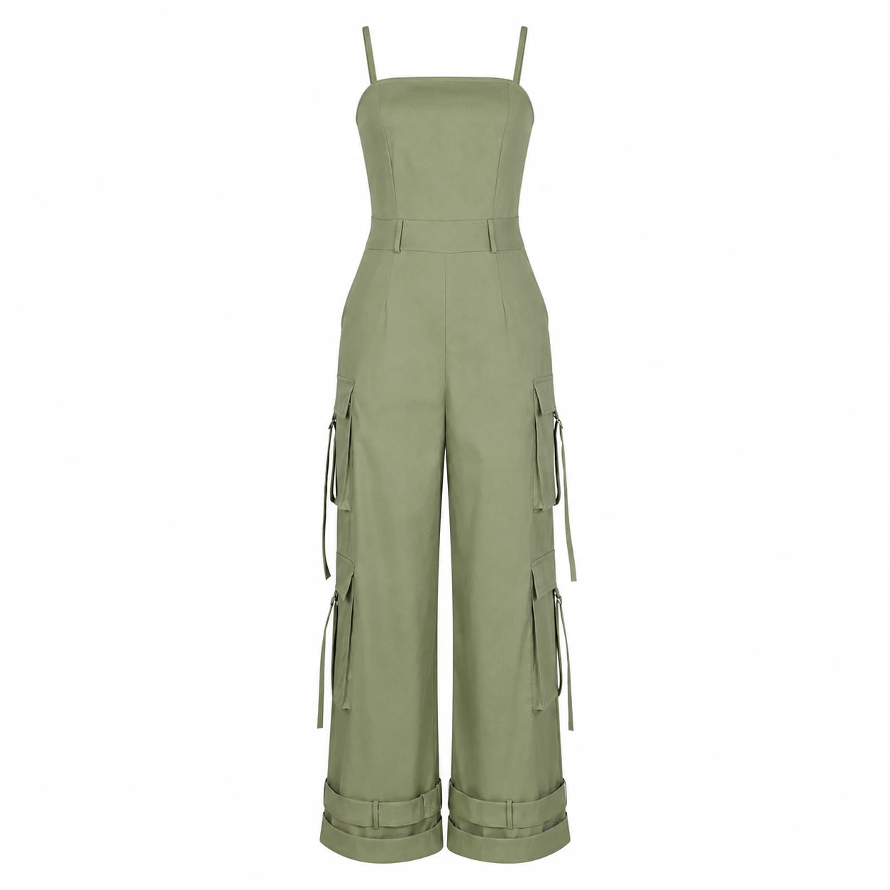 Cargo Wide Leg Jumpsuit WHD0606215