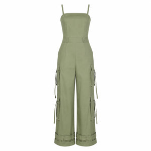 Cargo Wide Leg Jumpsuit WHD0606215