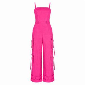 Cargo Wide Leg Jumpsuit WHD0606215