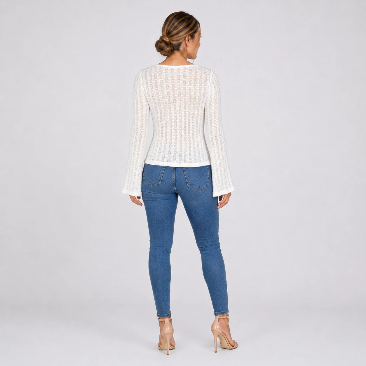 Shell Button Knit Cardigan WHD0606230