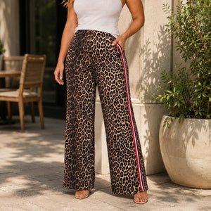 Leopard Side Stripe Pants WHD0606238