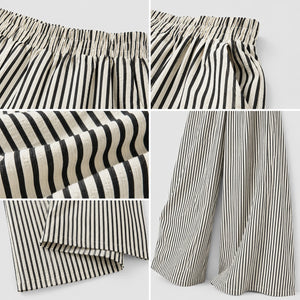 Striped Wide Leg Pants WHD0606239