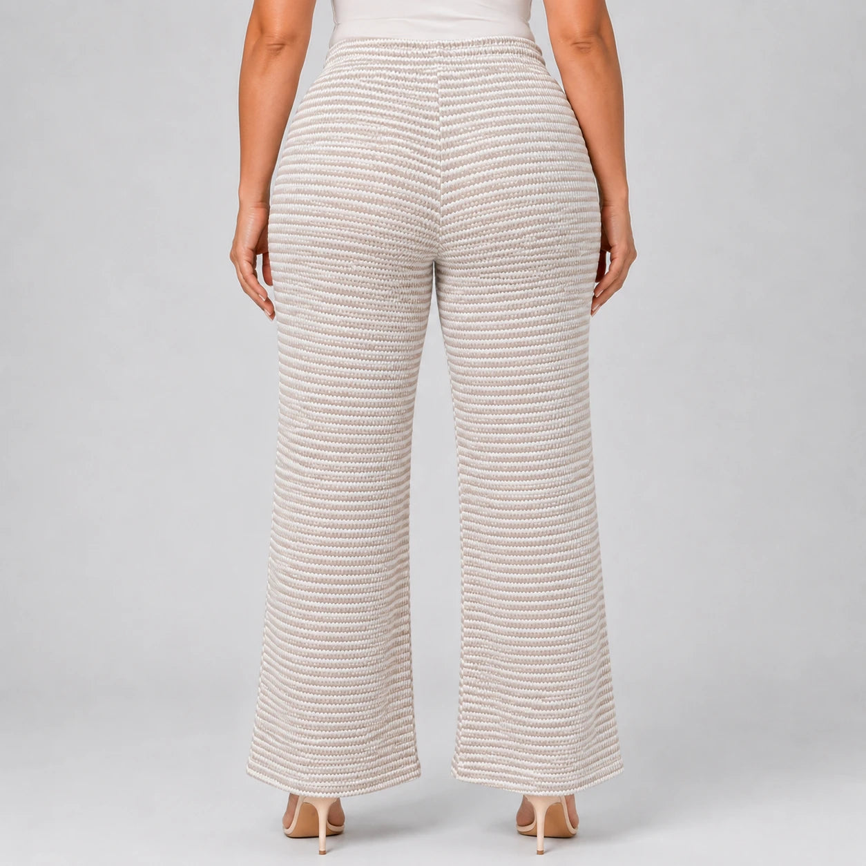 Textured Drawstring Lounge Pants WHD0606245