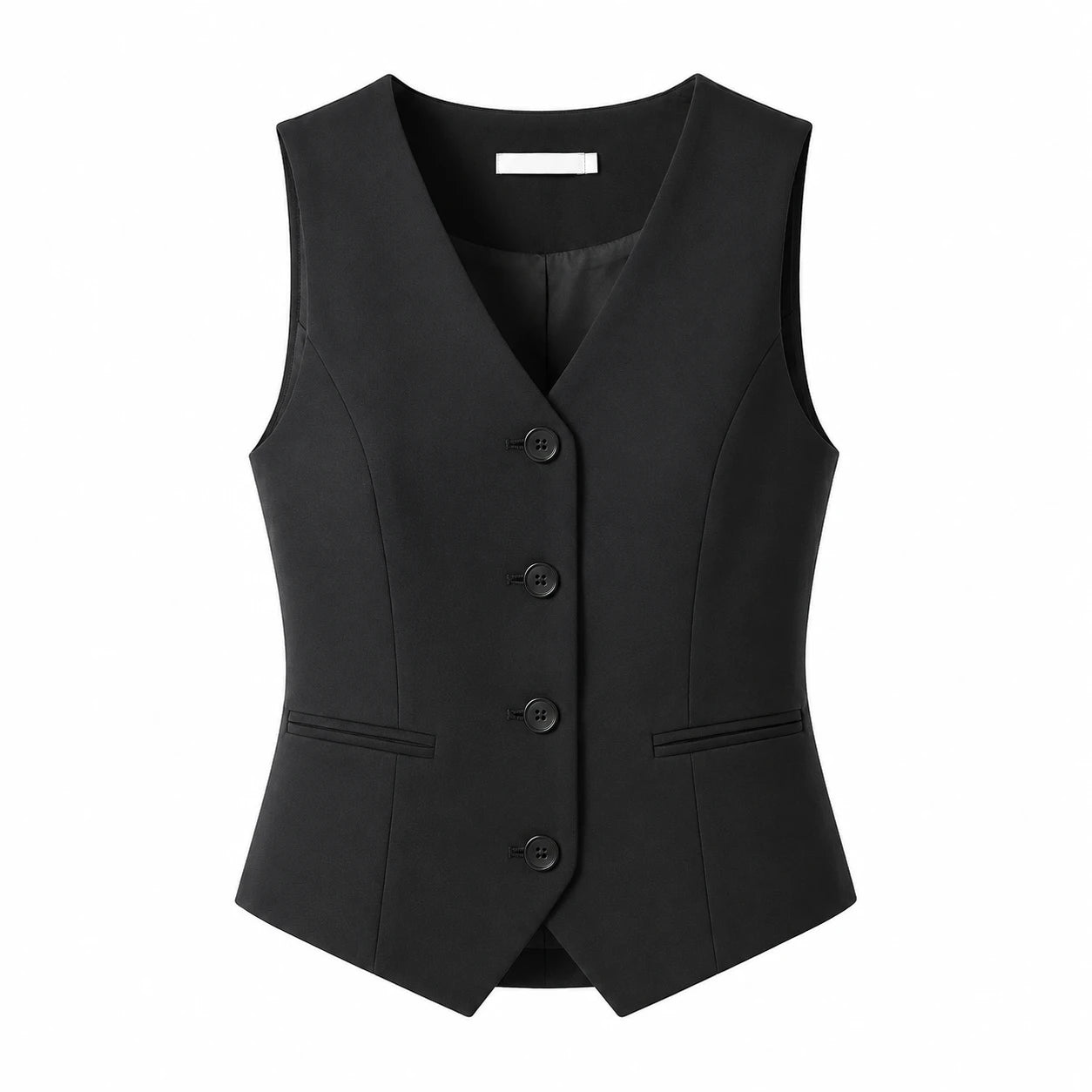 Tailored Button Front Vest WHD0606257