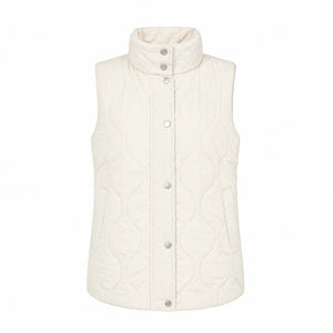 Olive Quilted Snap Vest WHD0606262