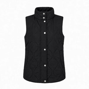 Olive Quilted Snap Vest WHD0606262