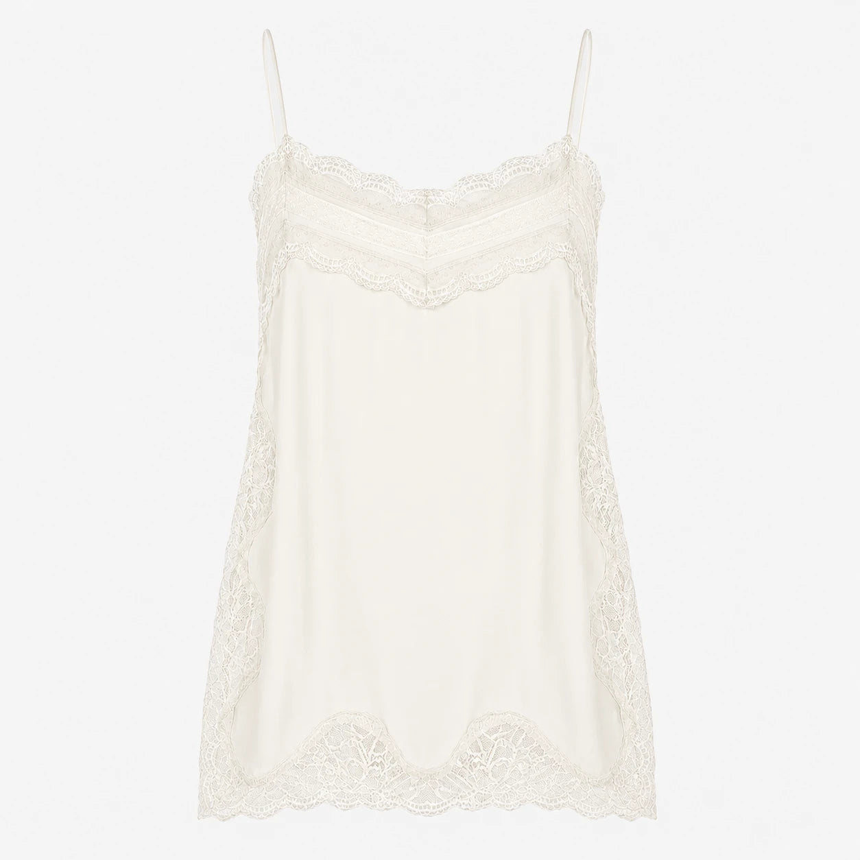 Lace Trim Cami Top WHD0606264