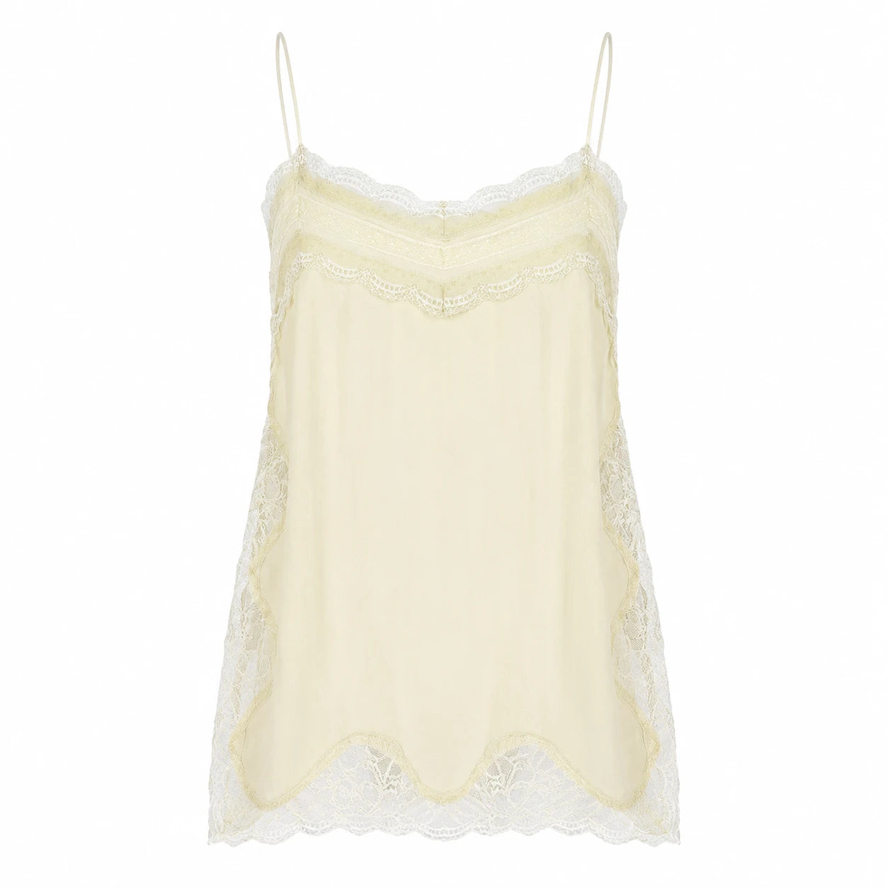Lace Trim Cami Top WHD0606264