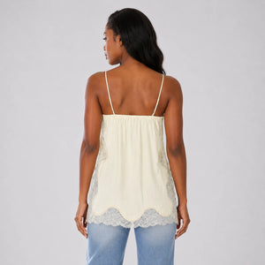 Lace Trim Cami Top WHD0606264