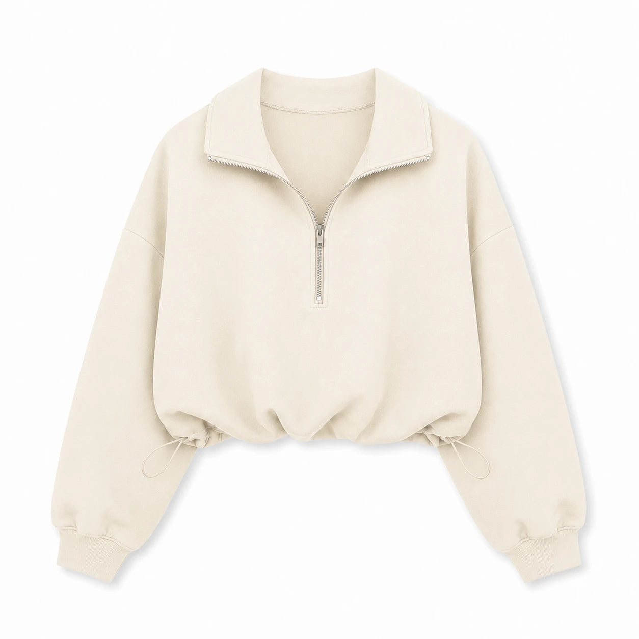 Cropped Half-Zip Sweatshirt WHD0606268
