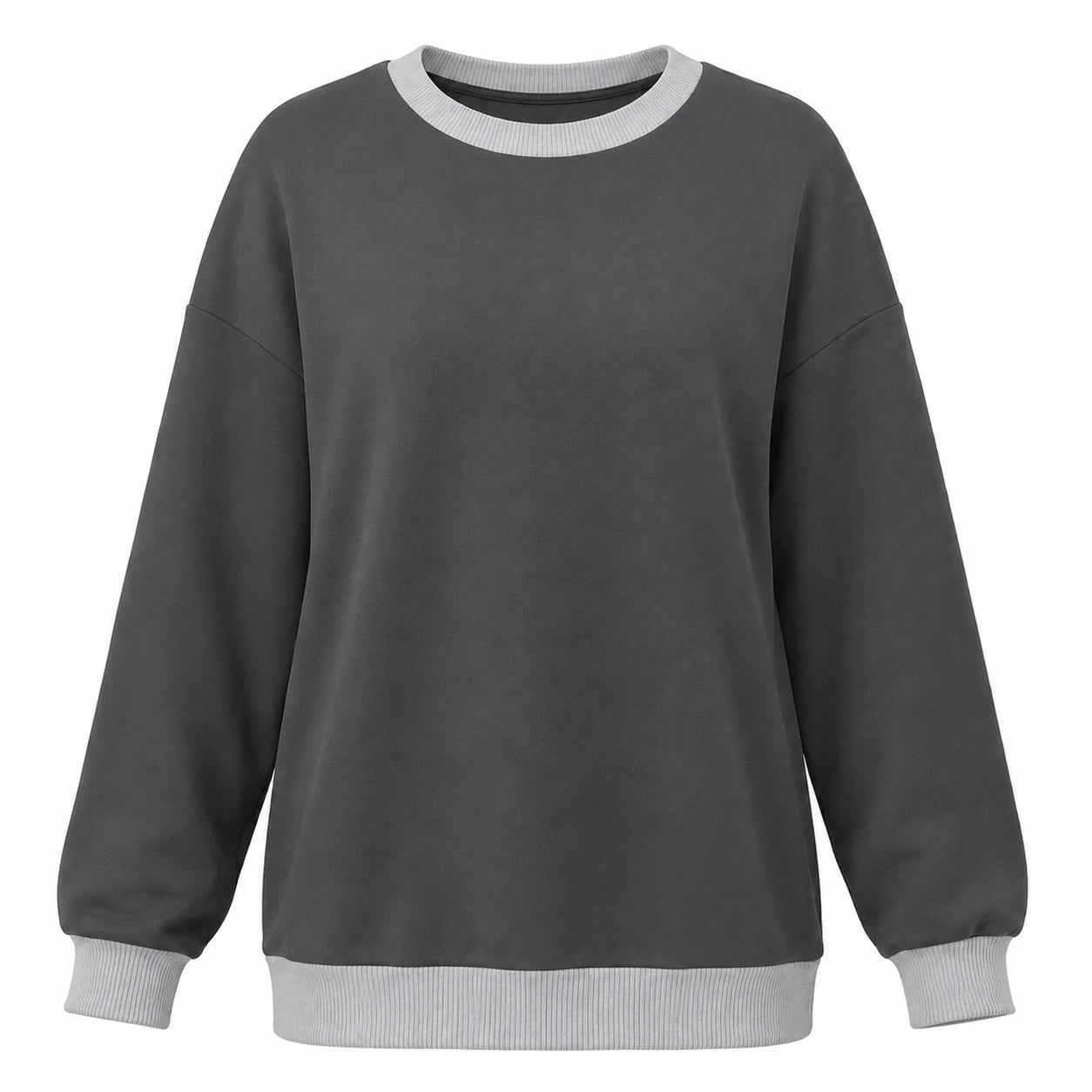 Contrast Crewneck Sweatshirt WHD0606271