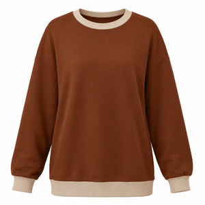 Contrast Crewneck Sweatshirt WHD0606271