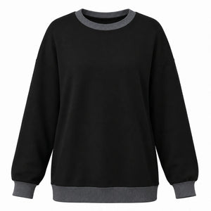 Contrast Crewneck Sweatshirt WHD0606271