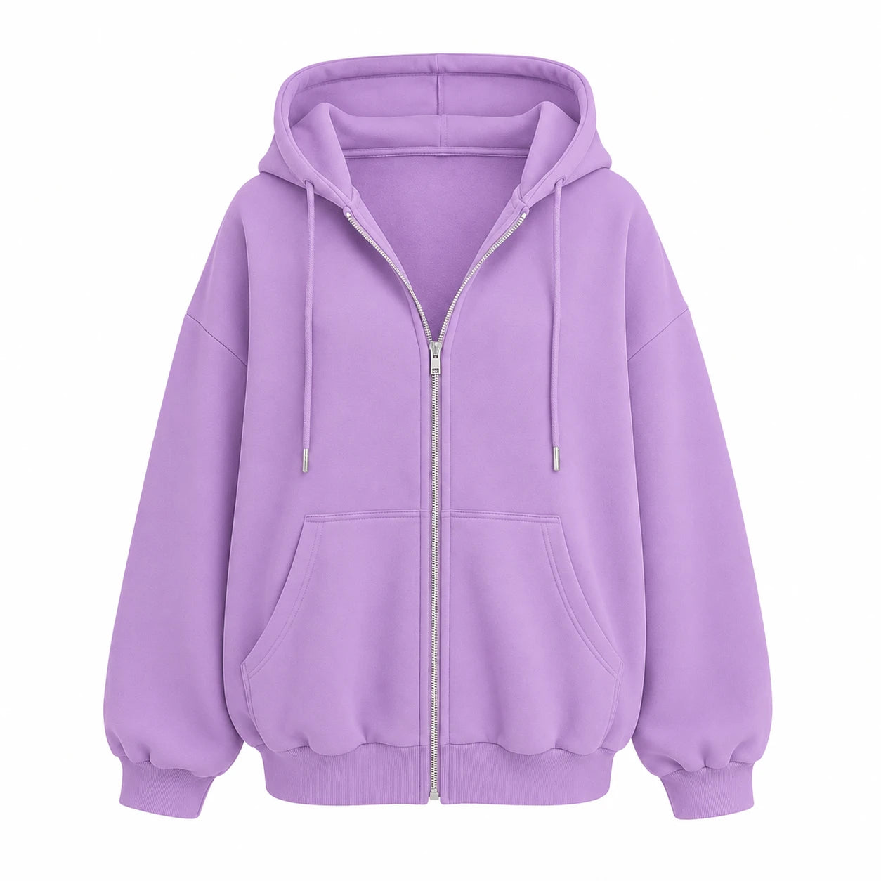 Oversized Zip Hoodie Jacket WHD0606273