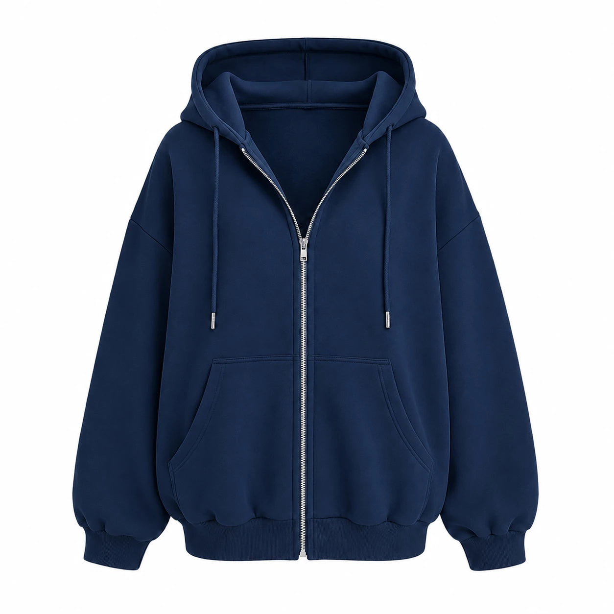 Oversized Zip Hoodie Jacket WHD0606273