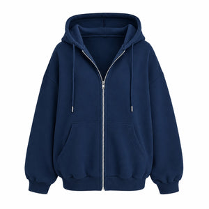 Oversized Zip Hoodie Jacket WHD0606273