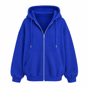 Oversized Zip Hoodie Jacket WHD0606273
