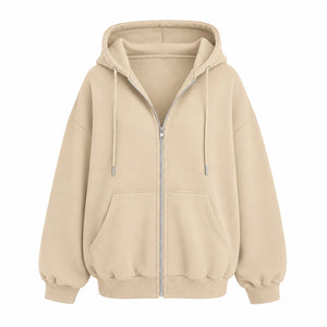 Oversized Zip Hoodie Jacket WHD0606273