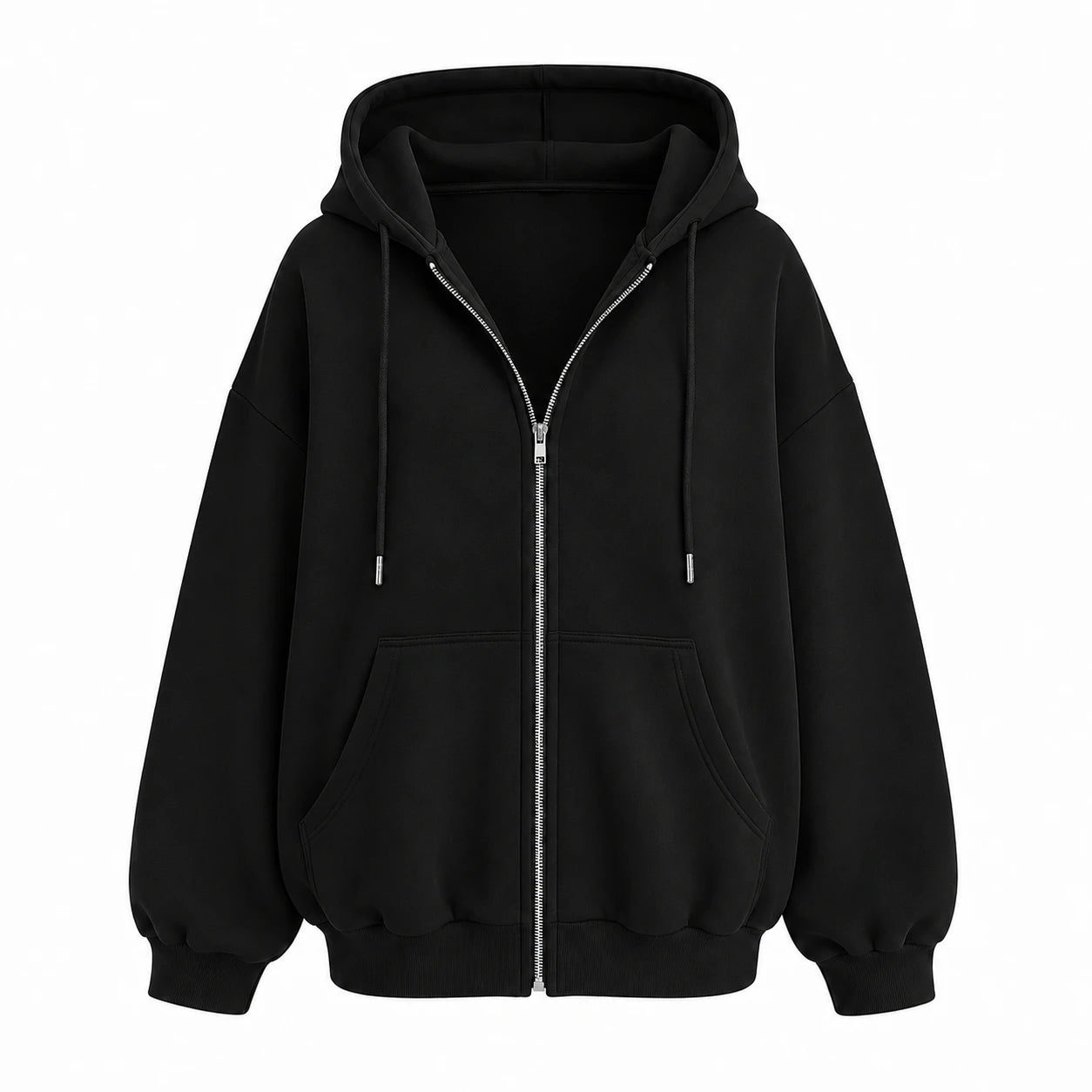 Oversized Zip Hoodie Jacket WHD0606273