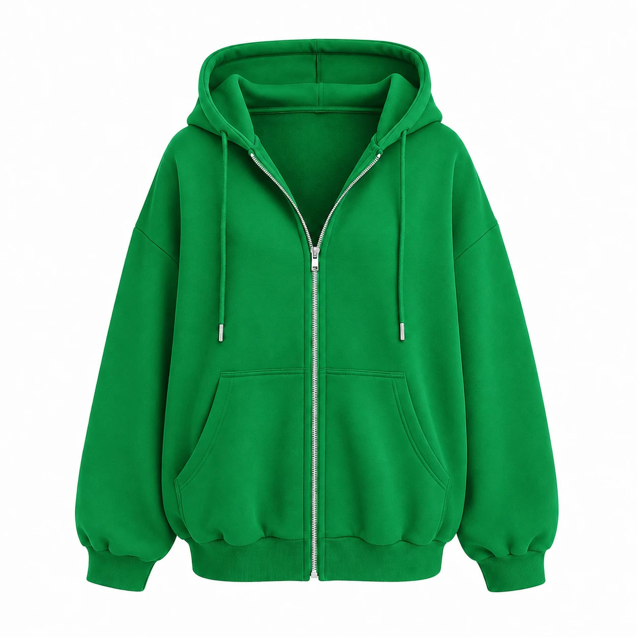 Oversized Zip Hoodie Jacket WHD0606273