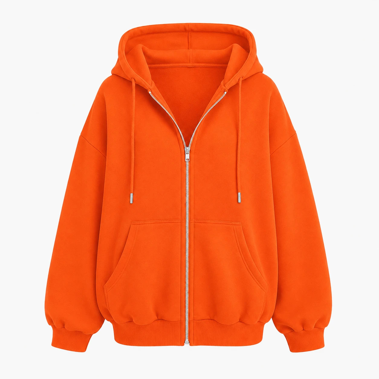 Oversized Zip Hoodie Jacket WHD0606273