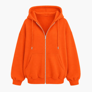 Oversized Zip Hoodie Jacket WHD0606273