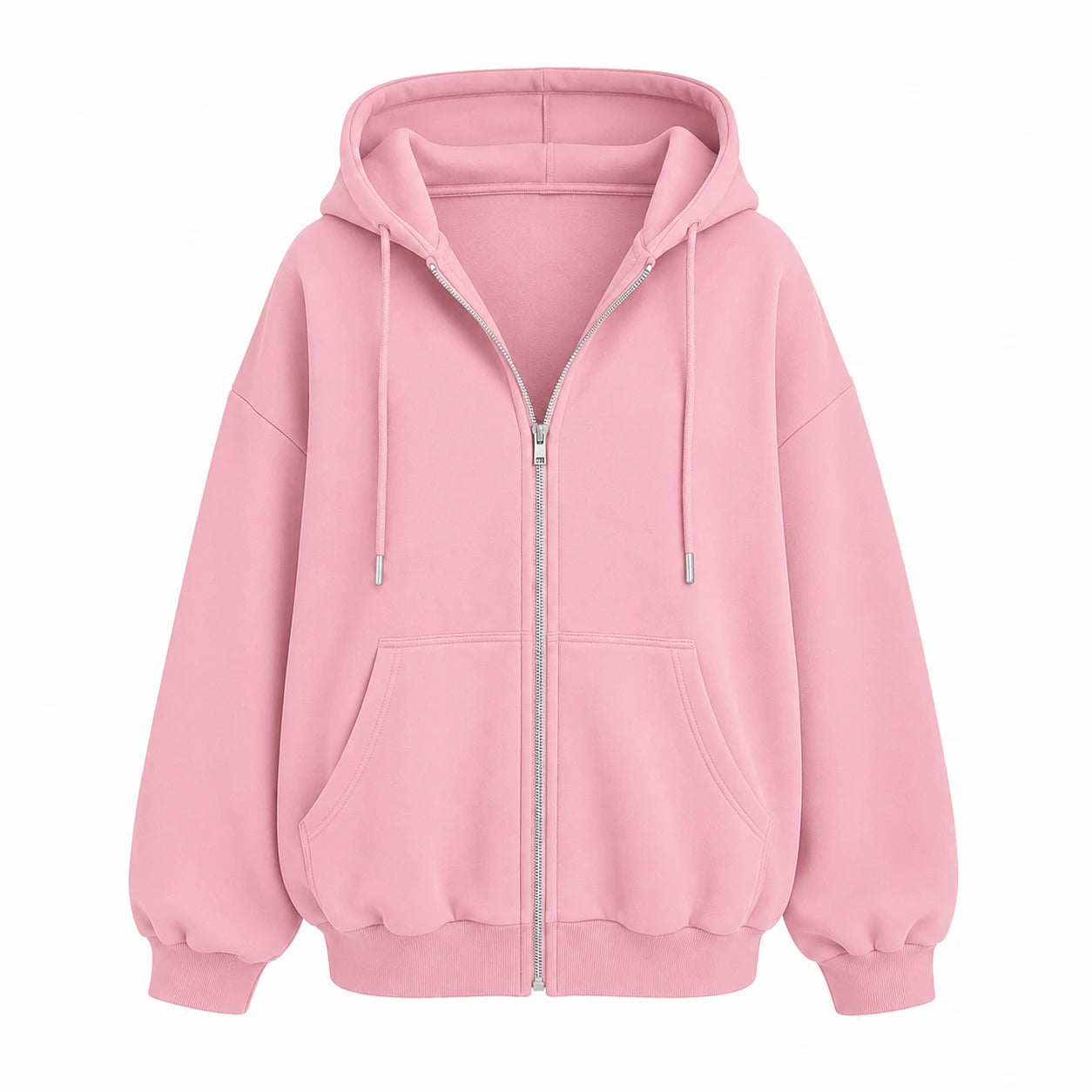 Oversized Zip Hoodie Jacket WHD0606273
