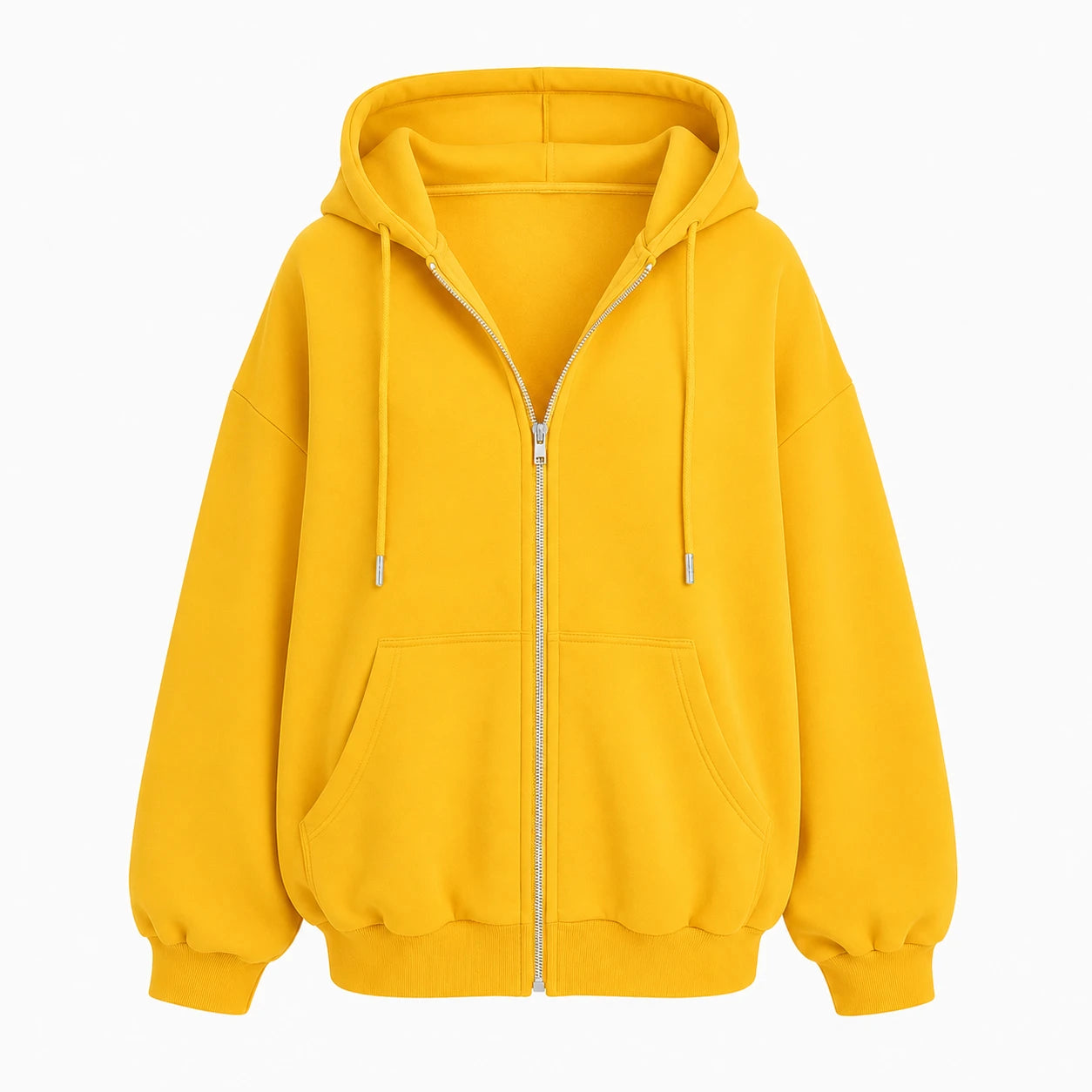 Oversized Zip Hoodie Jacket WHD0606273